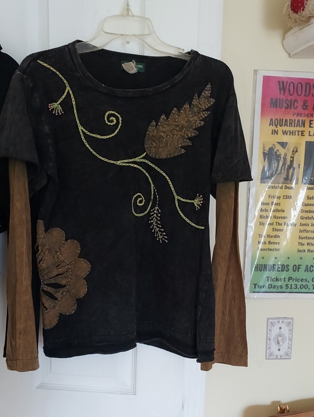 Longsleeve Womens Top Sz L 100% Cotton